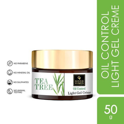 Good Vibes Tea Tree Oil Control Light Gel Cream